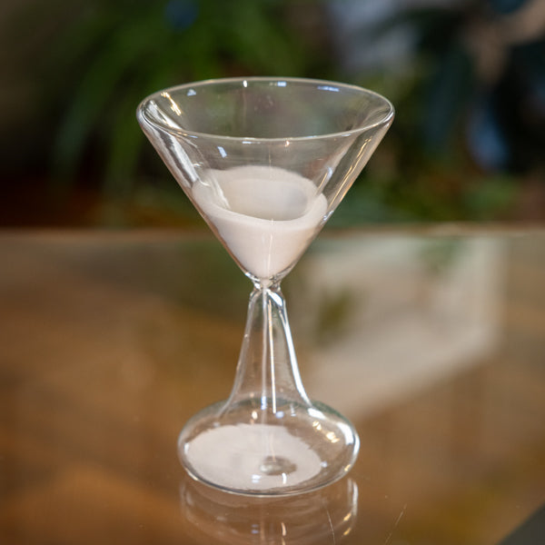 Cocktail Glass Sand Timer - Red or White