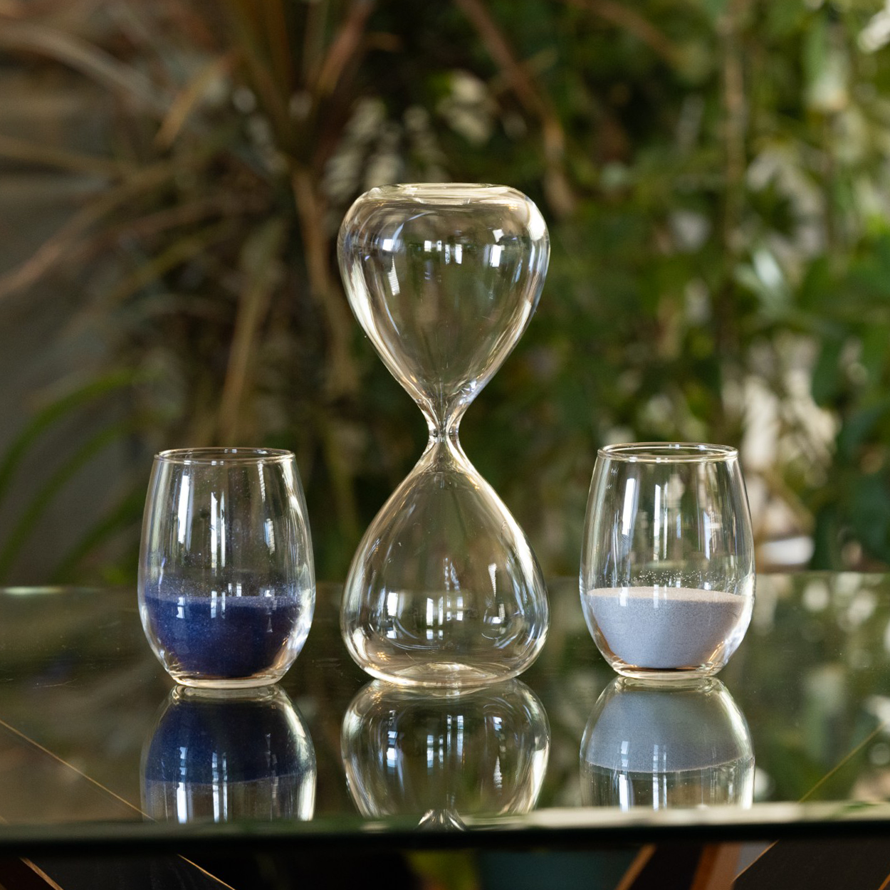Freestanding Fillable Hourglass Sand Ceremony Package