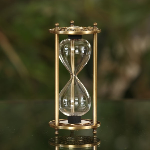 Crystal Brass Hourglass Kit