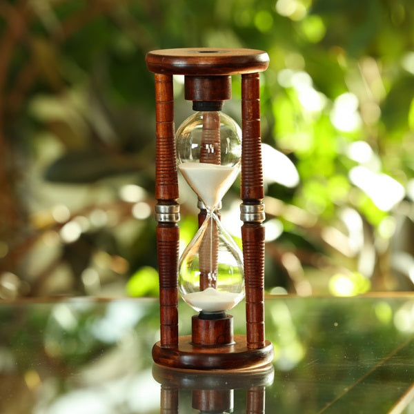 10 Minute Antique Wood Sand Timer