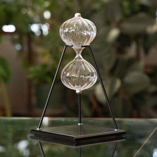 Twisted Glass Timer Kit on Stand