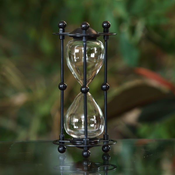 Black Domed Metal Hourglass Kit - Traditional or Three Tier