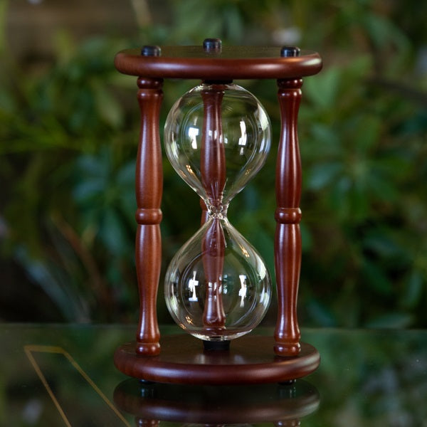 Walnut Hourglass Urn