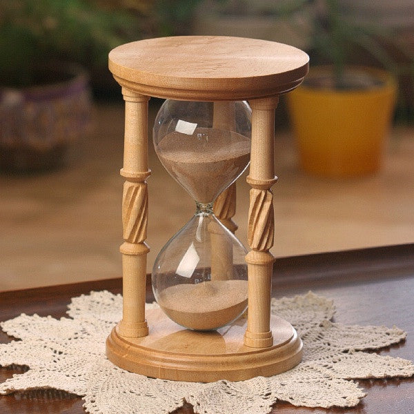 Solid Birdseye Maple Hourglass Urn