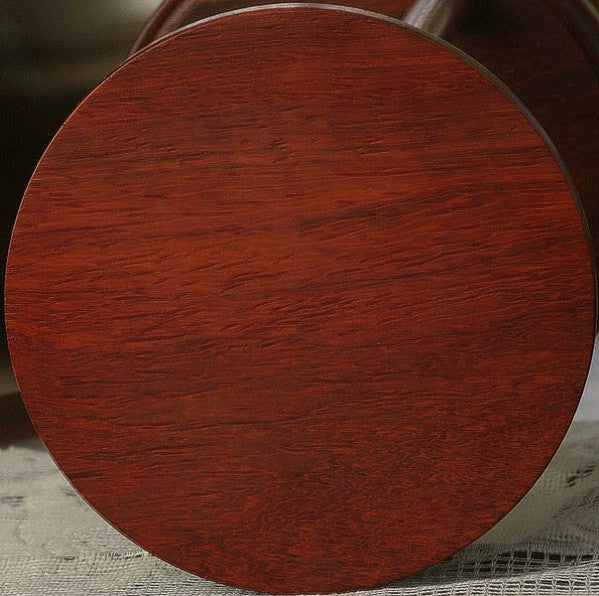 Solid Padauk Hourglass With Smooth Spindles