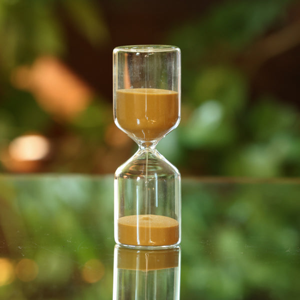 15 Minute Freestanding Gold Sand Timer