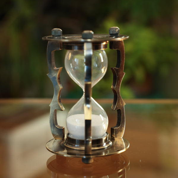 Brass Anchor Hourglass 20 or 30 Minute