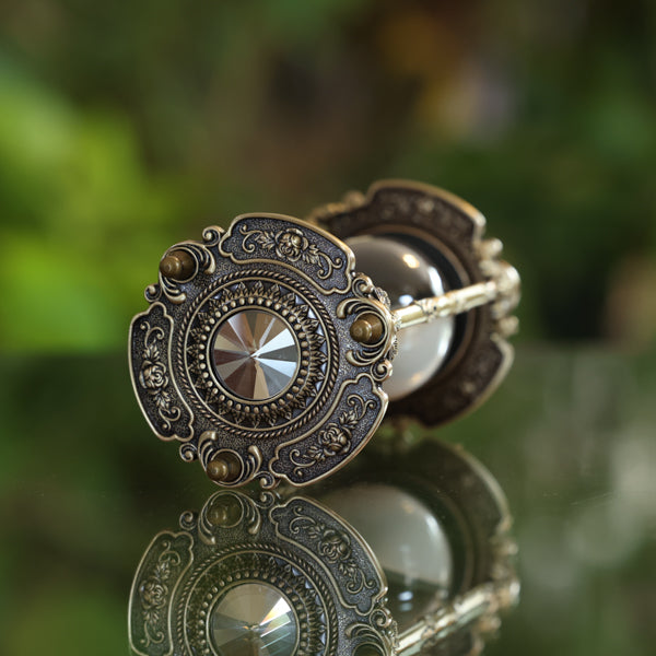 Crystal Brass 20 or 30 Minute Hourglass