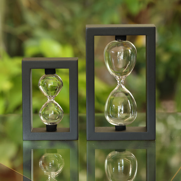Rectangular Hourglass Modern Rectangle Hourglass Urn – JustHourglasses