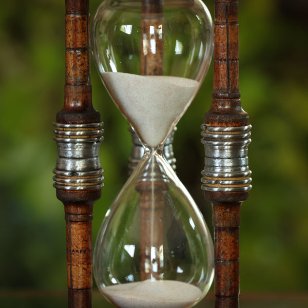 15 Minute Antique Wood Sand Timer