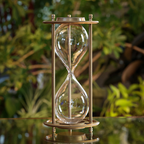 Metal Sand Timer Kit in Brushed Brass