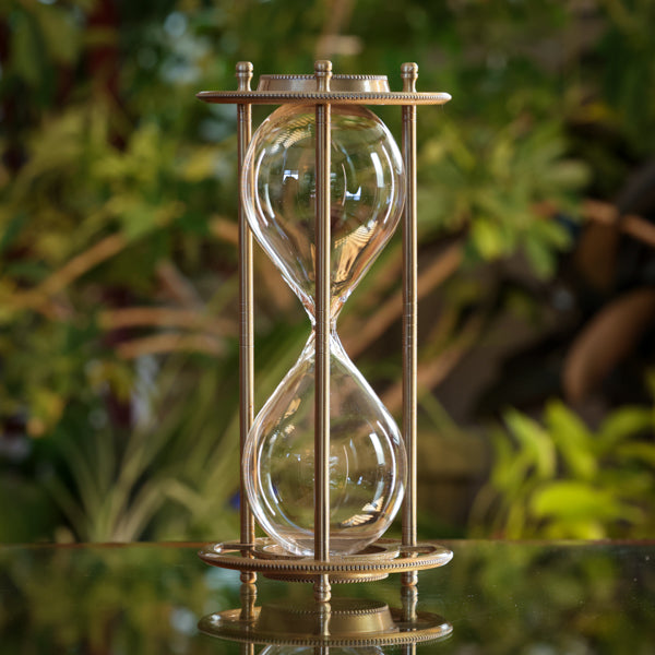 Metal Sand Timer Kit in Brushed Brass