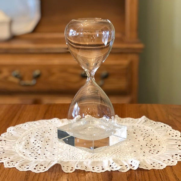 Freestanding Fillable Hourglass