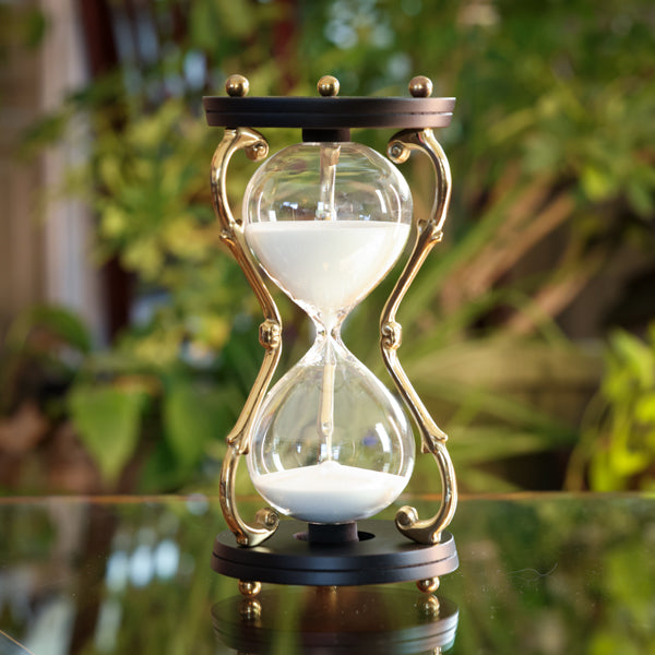 The Gilded Swan Hourglass - 50 or 60 Minutes