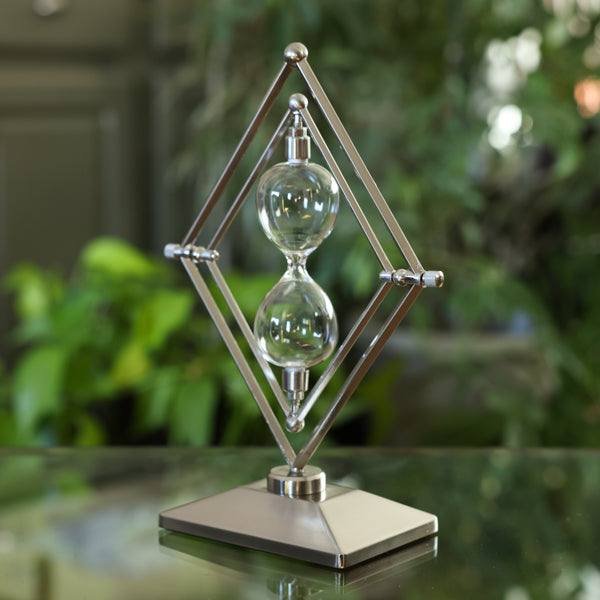 Silver Diamond Rotating Hourglass Kit
