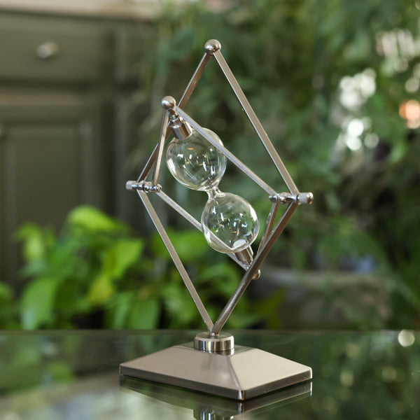 Silver Diamond Rotating Hourglass Kit