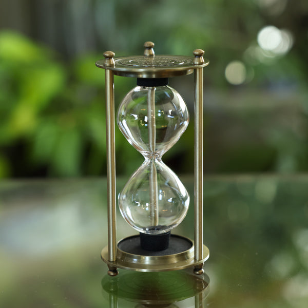 Vintage Brass Urn Hourglass - Cross and Verse