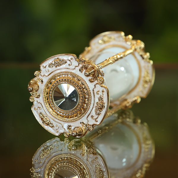 30 Minute Crystal Hourglass - Silver or Gold