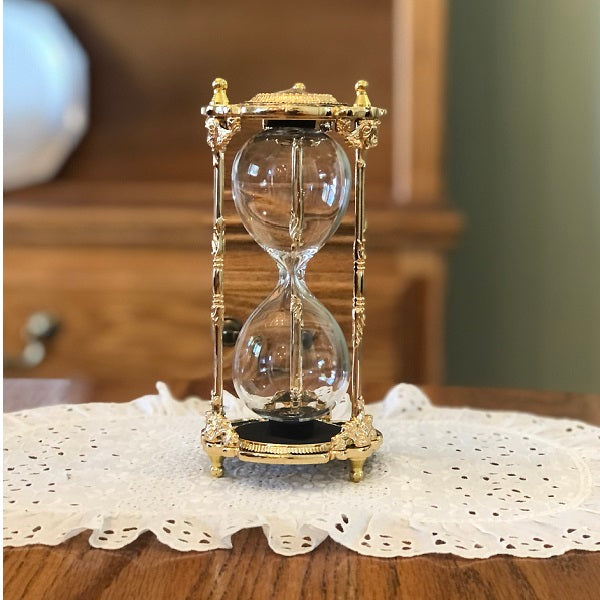 Gold and Crystal Hourglass Kit - Red or Blue