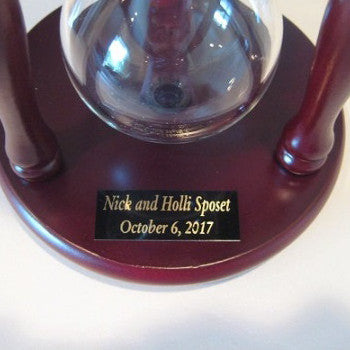 Walnut 50-Minute Hourglass