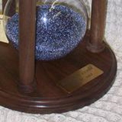 Solid Ziricote Wood Hourglass With Smooth Spindles – JustHourglasses