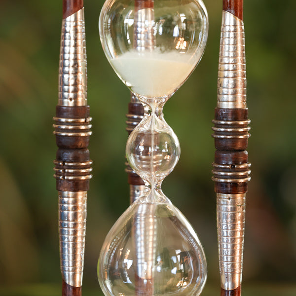 Three Tier Five Minute Antique Wood Sand Timer