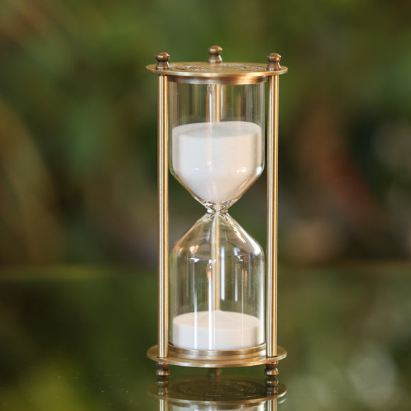K&H Vintage Brass Variable Minute Hourglass 1-7 Minutes product view