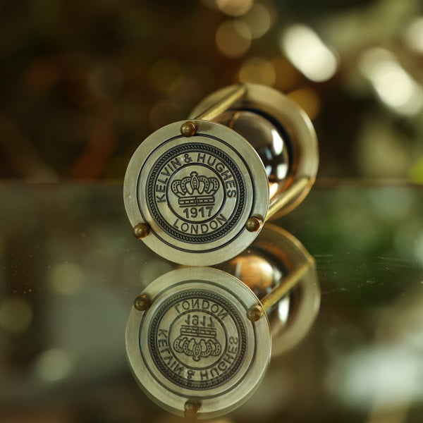 Vintage Brass 30 Minute Hourglass