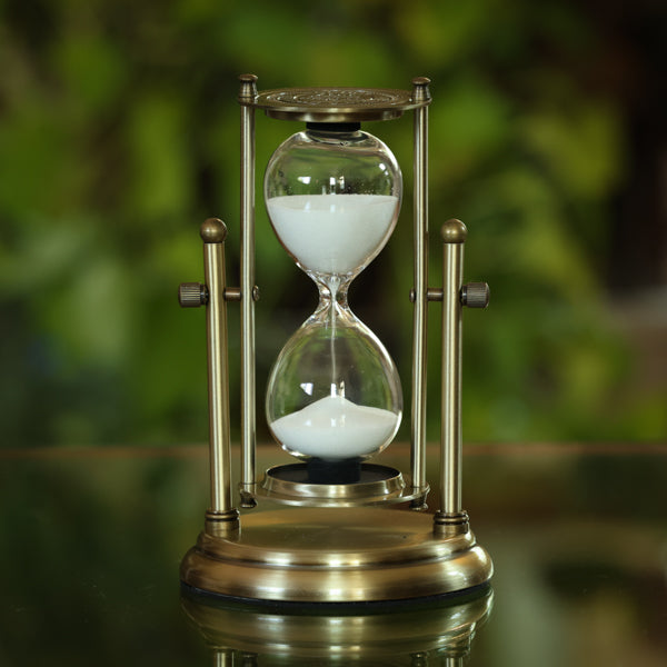 Kelvin and Hughes Vintage Brass 20 or 30 Minute Hourglass