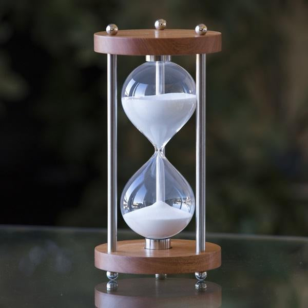 Solid Figured Mahogany Hourglass Kit With Metal Spindles – additional product image 2