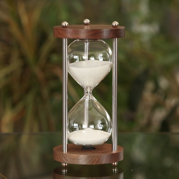 Solid Walnut Hourglass 30 or 60 Min product view