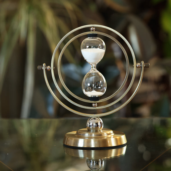 Bronzed Time Turner 30 Minute Hourglass