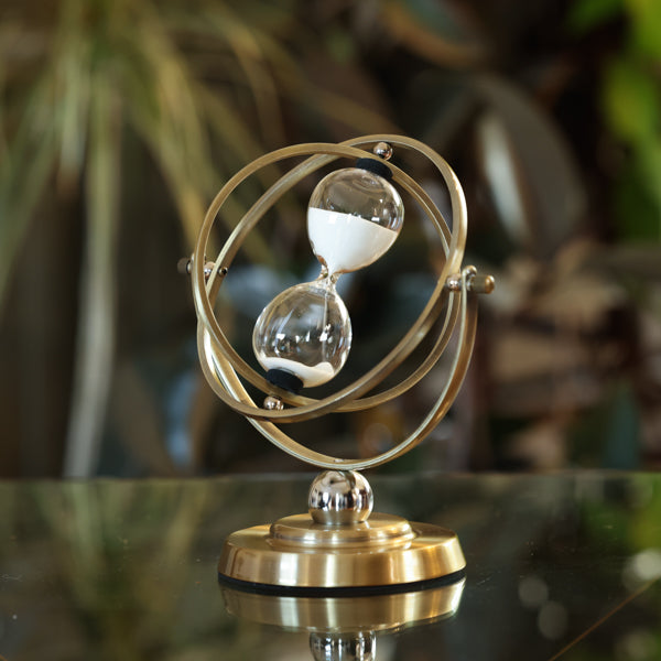 Bronzed Time Turner 30 Minute Hourglass