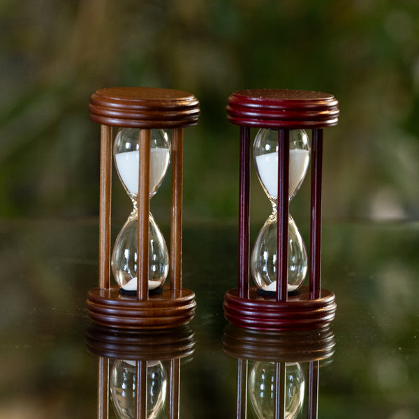 3 Minute Cherry or Walnut Sand Timer