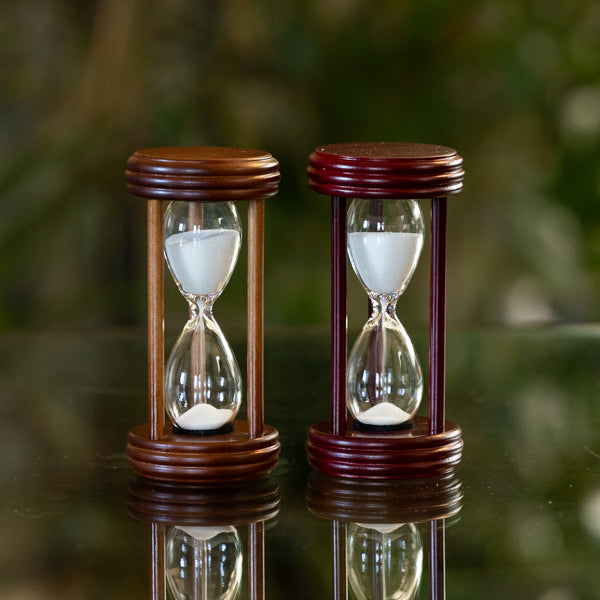 3 Minute Cherry or Walnut Sand Timer