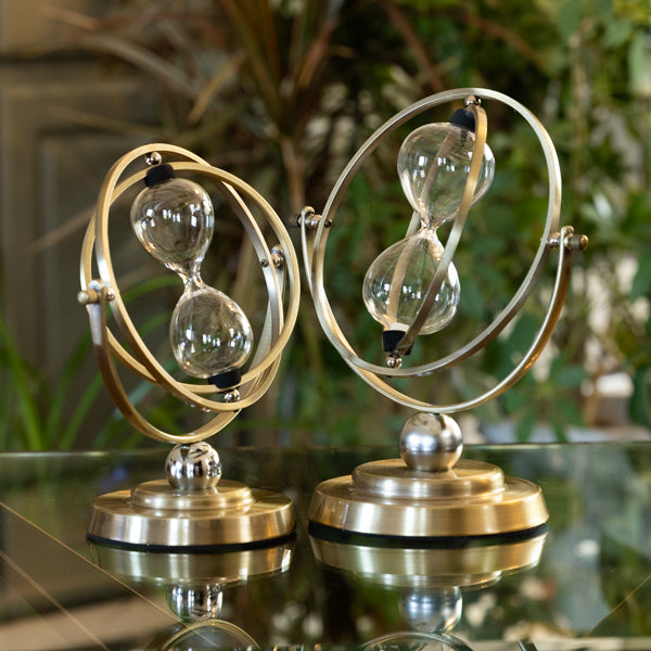 Bronzed Time Turner Kit Rotating Hourglass - JustHourglasses