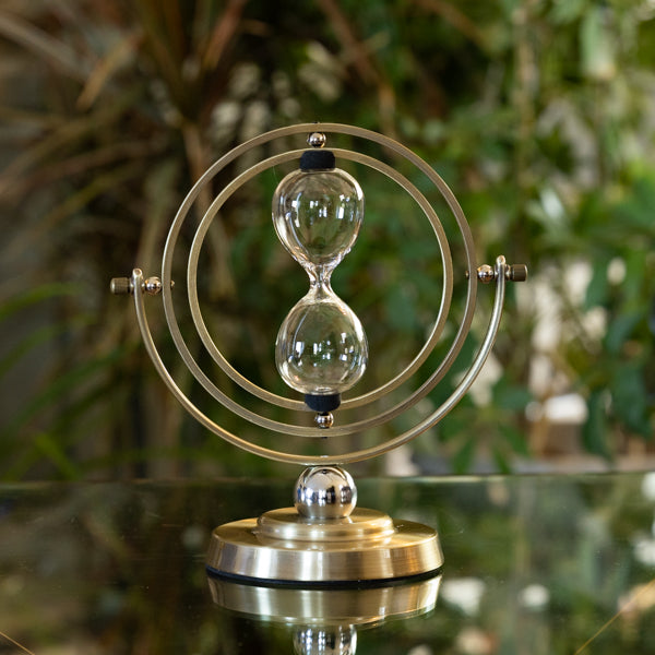 Bronzed Time Turner Kit Rotating Hourglass - JustHourglasses