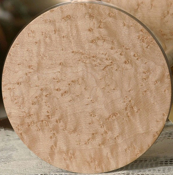 Solid Birdseye Maple Hourglass With Spiral Spindles – additional product image 2