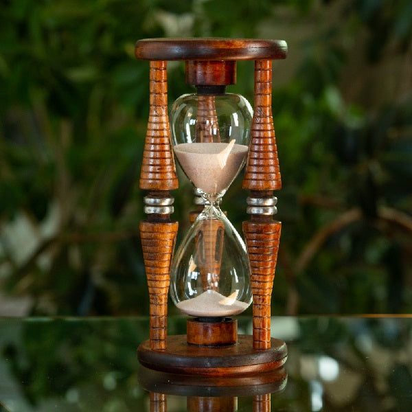 15 Minute Antique Wood Sand Timer