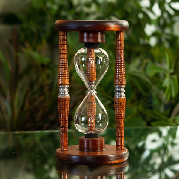 Antique Spool Bobbin Urn Hourglass