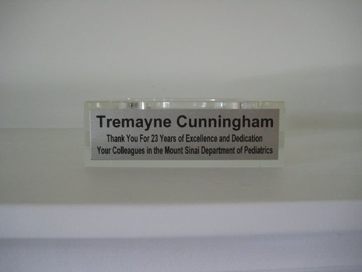Silver Rectangular Plate
