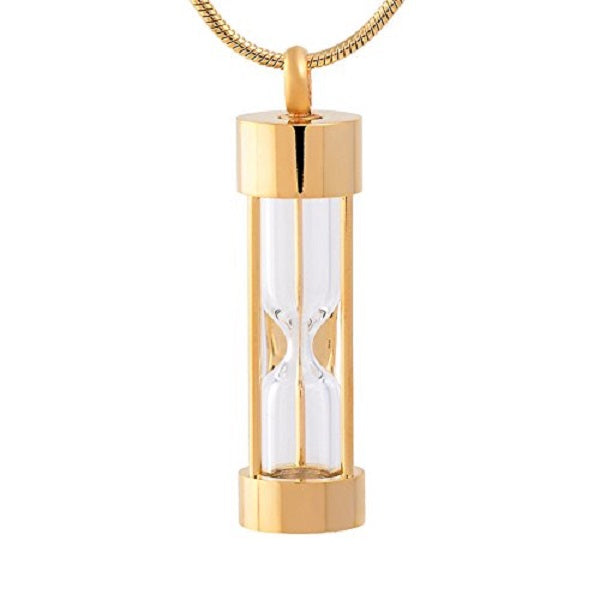 Hourglass Keepsake Necklace or Keychain