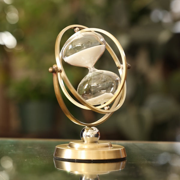 Bronzed Time Turner 60 Minute Hourglass