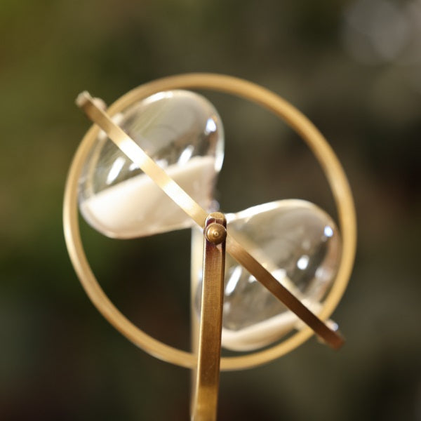 Bronzed Time Turner 60 Minute Hourglass