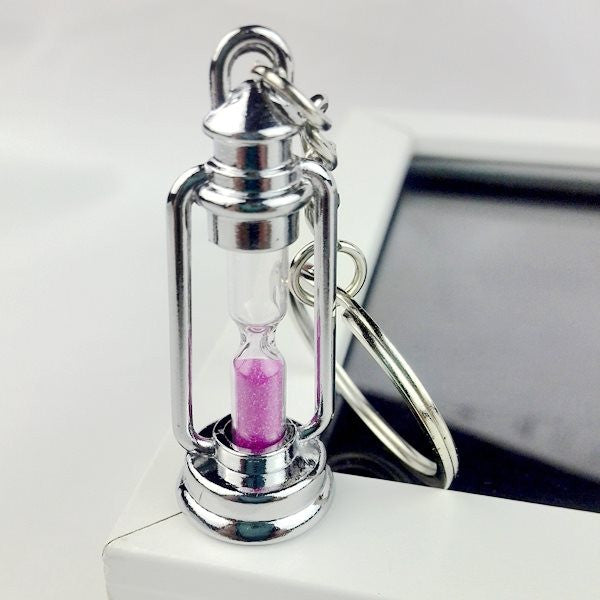 Lantern Key Chain Sand Timer - JustHourglasses