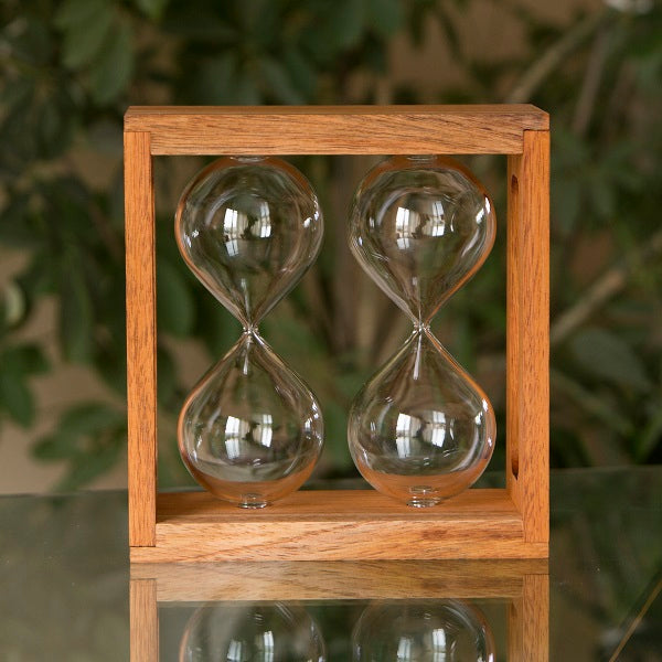 Figured Mahogany Double Hourglass Kit