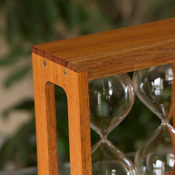 Figured Mahogany Double Hourglass Kit