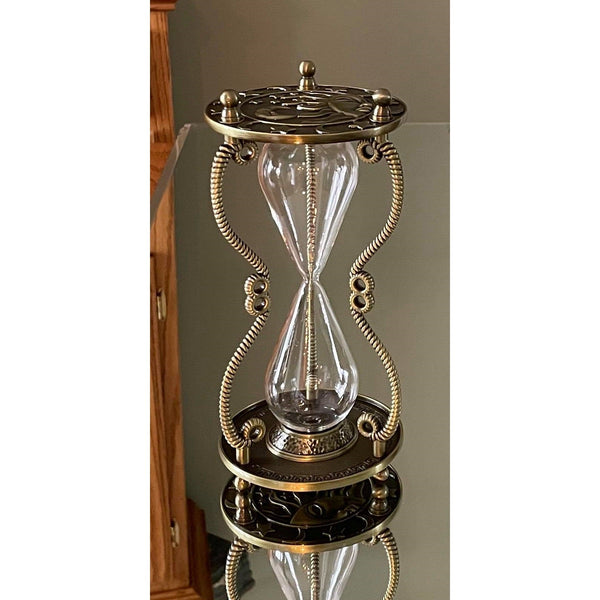 Lion, Horse or Dragon Brass Hourglass Urn
