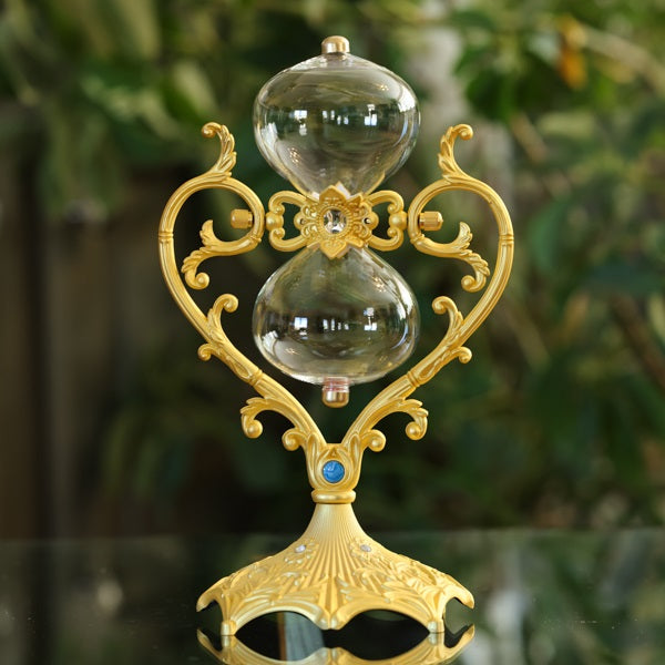 Gold Heart Vintage Rotating Hourglass Kit