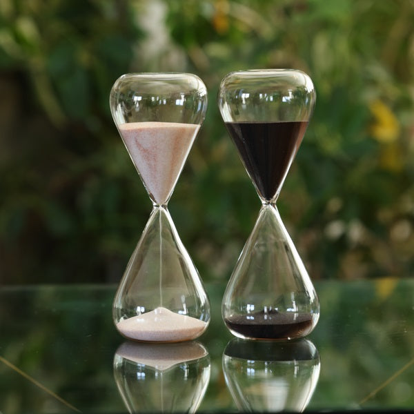 60 Minute Freestanding Triangle Sand Timer - JustHourglasses